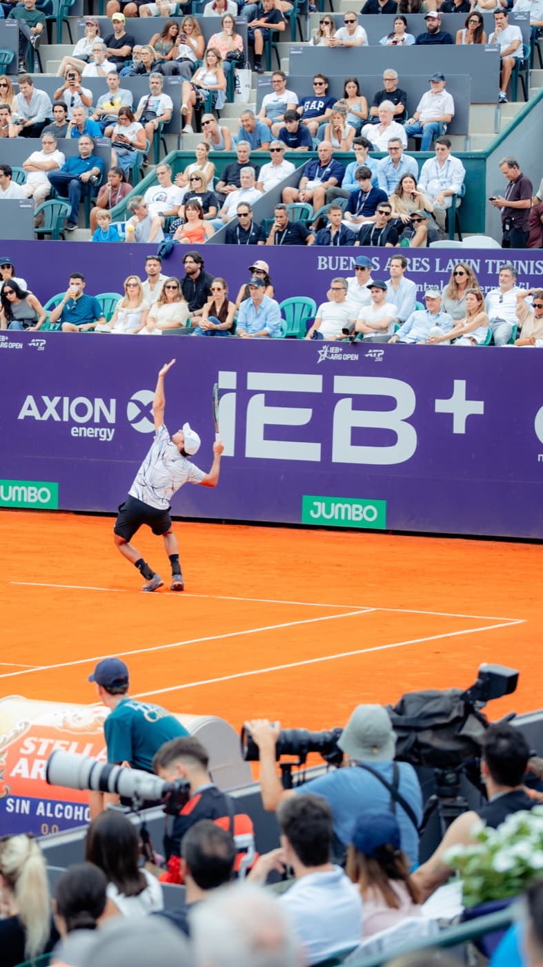 Público en las tribunas durante el Argentina Open